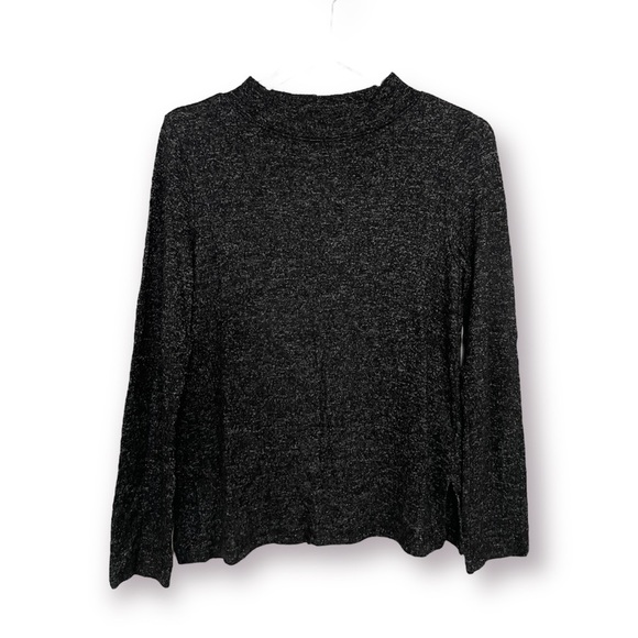 H&M Charcoal Mock Neck Sweater - Picture 1 of 6